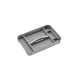 Curver T Box M-L-XL műanyag tálca, sötétszürke 52x35,5xx7 cm