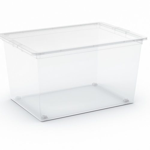 C Box XL műanyag tárolódoboz transzparens 50L 38,5x55x30,5 cm