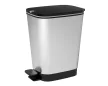 Curver Chic műanyag  pedálos szemetes 30L ezüst