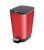 Chic pedálos metal red szemetes 30 L piros
