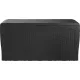 Keter RATTAN kerti tároló 270L 117x45x57cm Grafitszürke