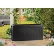 Keter RATTAN kerti tároló 270L 117x45x57cm Grafitszürke