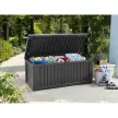Keter ROCKWOOD kerti tároló 570L 155x72.4x64.4cm Krém