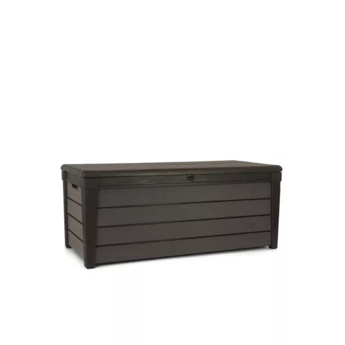 Keter BRUSHWOOD kerti tároló 145x69.7x60.3cm Sötétbarna