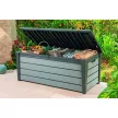 Keter BRUSHWOOD kerti tároló 145x69.7x60.3cm Antracit-szürke