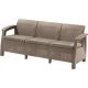 Corfu Love Seat Max 3 üléses kanapé 182x70x79 cm Cappuccino színű