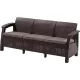 Corfu Love Seat Max 3 üléses kanapé 182x70x79 cm Sötétbarna színű