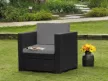 Keter Provence műrattan kerti fotel 76x67x77cm sötét- és világosbarna