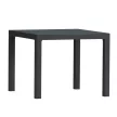 Keter Melody műrattan kerti asztal 95x95x74,5cm sötétbarna