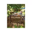 Keter Melody műrattan kerti asztal 160,5x94,5x74,5cm cappucino