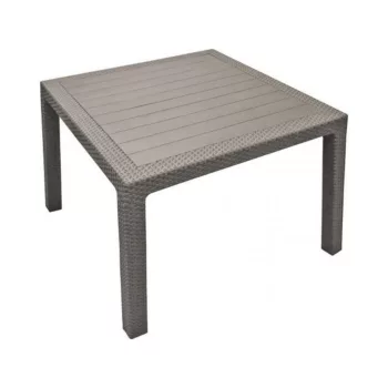 Keter Melody műrattan kerti asztal 95x95x74,5cm cappucino