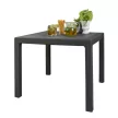 Keter Melody műrattan kerti asztal 95x95x74,5cm cappucino