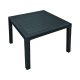 Keter Melody műrattan kerti asztal 95x95x74,5cm grafitszürke