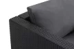 Keter Provence műrattan kerti fotel 76x67x77cm grafit és világosszürke