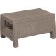 CORFU KERTI ASZTAL cappuccino 77x57x42 cm