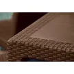 Keter Melody műrattan kerti asztal 160,5x94,5x74,5cm sötétbarna