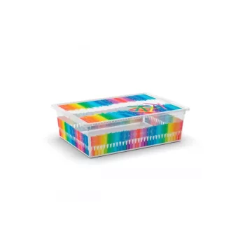 Curver C box tárolódoboz L Colours Arty 27L 55x39x17cm