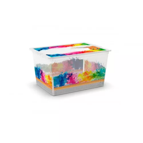 Curver C box tárolódoboz XL Colours Arty 50L 55x39x31cm