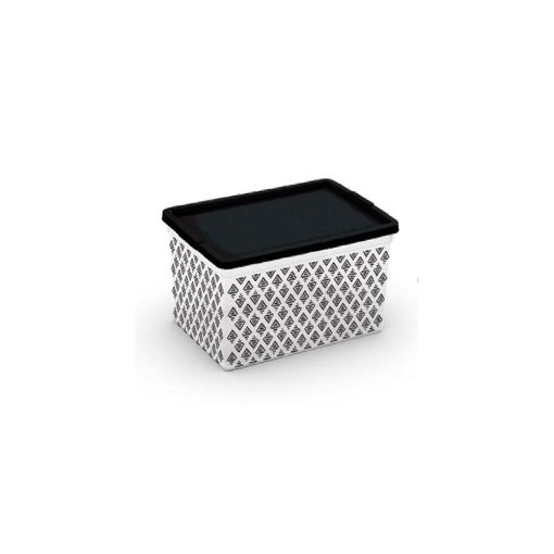 C box tárolódoboz Cube 27L Ethnic 34x40x25cm