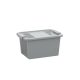 Curver Bi box tárolódoboz S Palomaszürke/transzparens 37x26x19cm