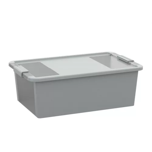 Curver Bi box tárolódoboz M Palomaszürke/transzparens 26L 55x35x19cm