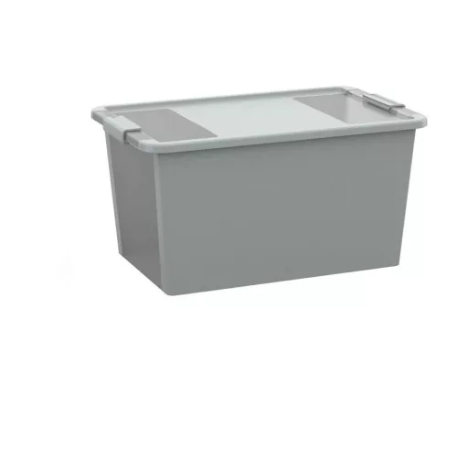 Curver Bi box L tárolódoboz 40L palomaszürke/transzparens 55x35x28cm