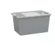 Curver Bi box L tárolódoboz 40L palomaszürke/transzparens
