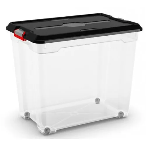 Curver Moover box XXL szerszámosláda 80L transzparens 58x38x49cm