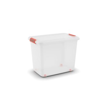   Curver K Latch XXL műanyag tárolódoboz 69L transzparens 59x39x45cm