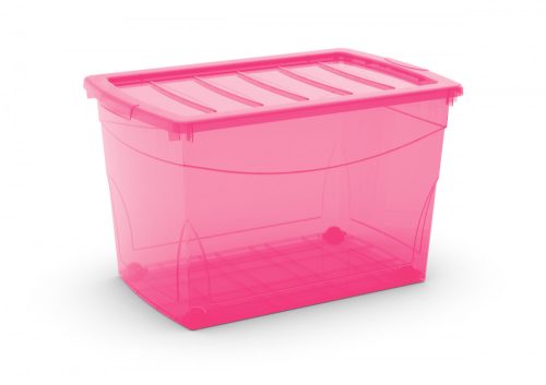 Omnibox XL tárolódoboz 60L pink 59x39x37cm