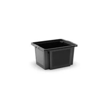 Curver H box műanyag láda 25L fekete 42x35x23cm