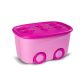 Funny Box műanyag játéktároló 46L pink 58x39x32 cm