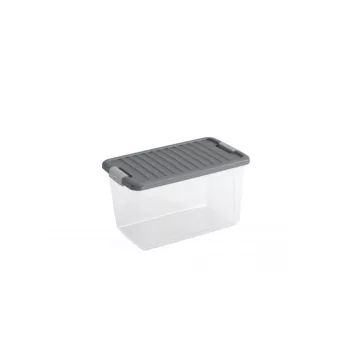 Curver W box tárolódoboz M 30L transzparens/szürke