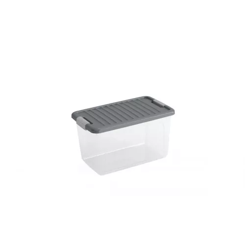 Curver W box tárolódoboz M 30L transzparens/szürke