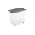 Curver W box tárolódoboz XL transzparens/szürke