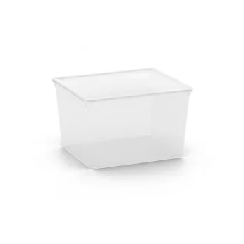 Curver C box tárolódoboz Cube transzparens 27L