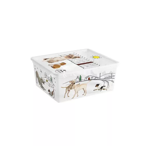 Curver Műanyag tárolódoboz C box  M Pet 18l kutyás