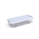 Curver W box ágy alatti tárolódoboz L transzparent/indigókék 35L 74x37x17cm