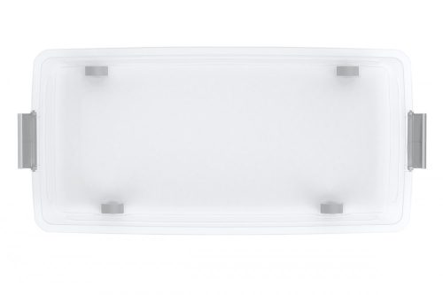 Curver W box ágy alatti tárolódoboz L transzp/szürke 35L 74x37x17cm transzp.tetős