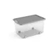 Curver W box tárolódoboz L transzparens/szürke 50L