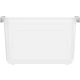 Curver W box tárolódoboz S transzparens/szürke 15L 38x25x23cm transzp.tetős