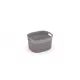 Curver Filo S műanyag tárolókosár 6l 27x22x15 cm sötétszürke