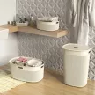 Curver Filo S műanyag tárolókosár 6l sötétszürke