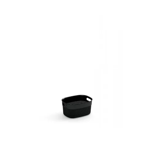 Curver Filo XS műanyag tárolókosár 4L sötétszürke 24x18x12cm
