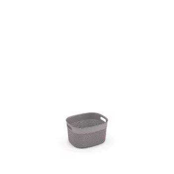   Curver Filo S műanyag tárolókosár 6l 27x22x15 cm cappucino