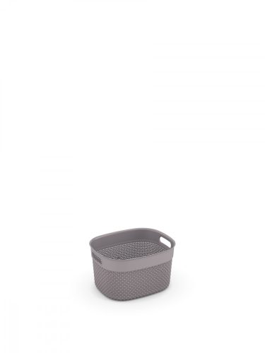 Filo S műanyag tárolókosár 6l 27x22x15 cm cappucino