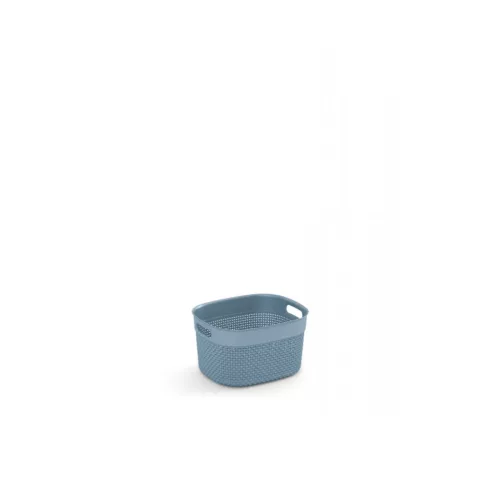 Curver Filo S műanyag tárolókosár 6l 27x22x15 cm gránitkék