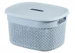 Curver Filo S műanyag tárolókosár 6l 27x22x15 cm gránitkék
