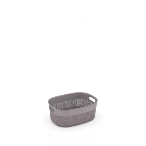 Curver Filo M műanyag tárolókosár 12L cappucino