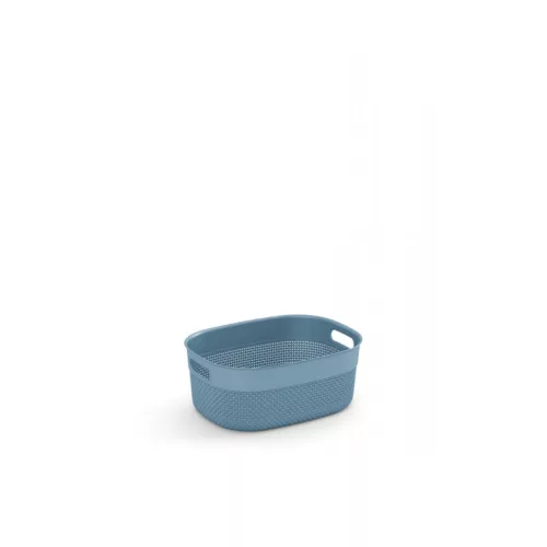 Curver Filo M műanyag tárolókosár 12L 38x29x15 cm gránitkék